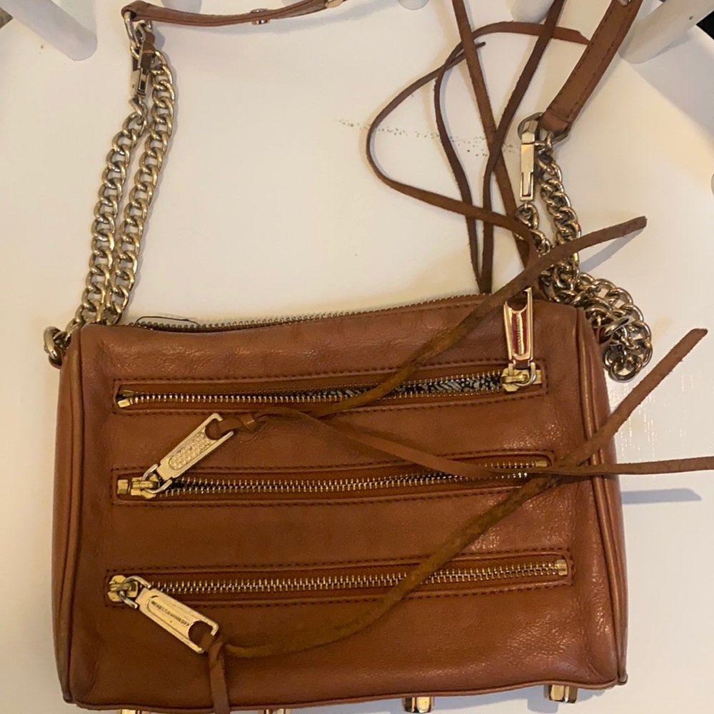 Gently used 3 zip Moto Rebecca Minkoff bag